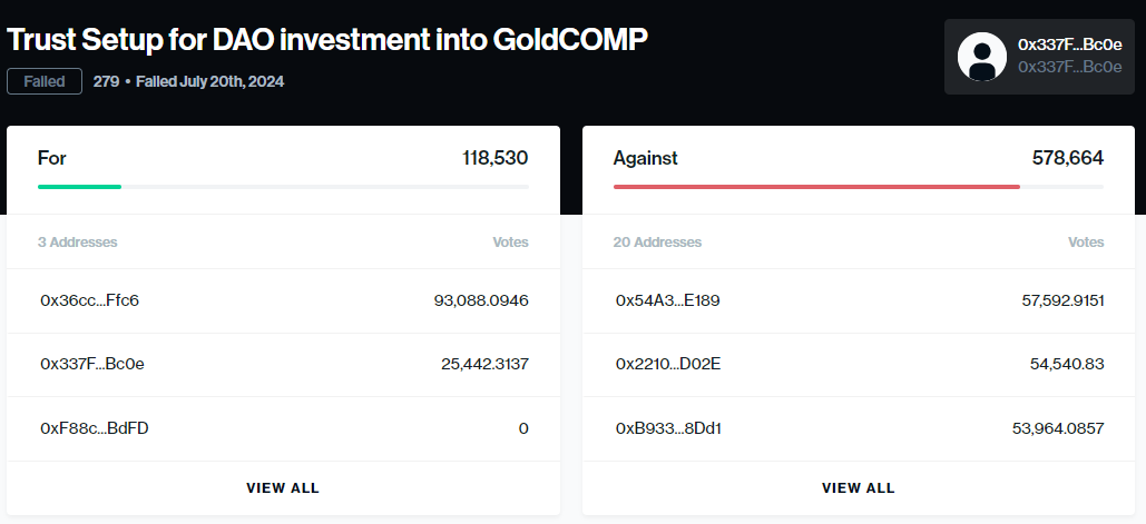 출처: https://compound.finance/governance/proposals/279